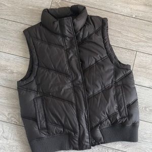 Large Gap brown puffy vest.